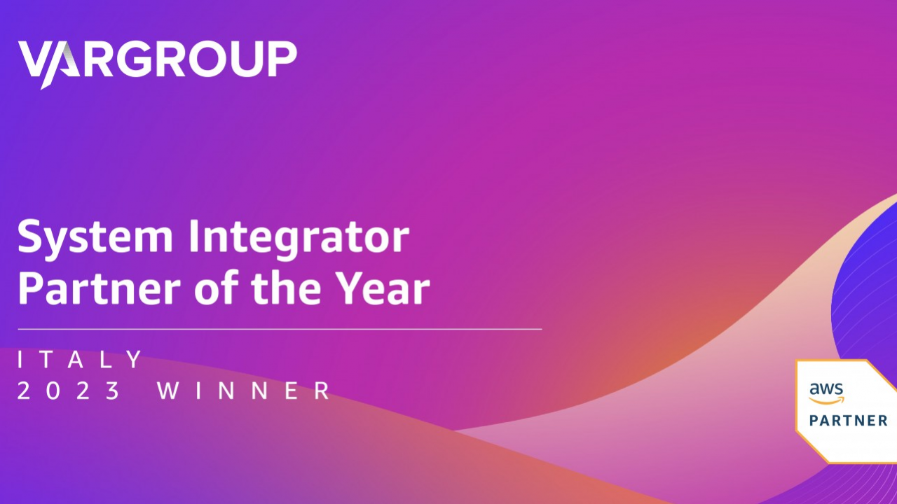Var Group premiata come System Integrator Partner of the Year agli AWS Awards 2023