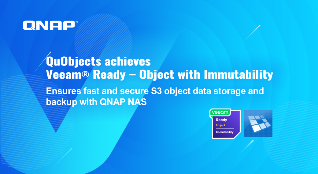 QNAP certificato Veeam Ready – Object with Immutability
