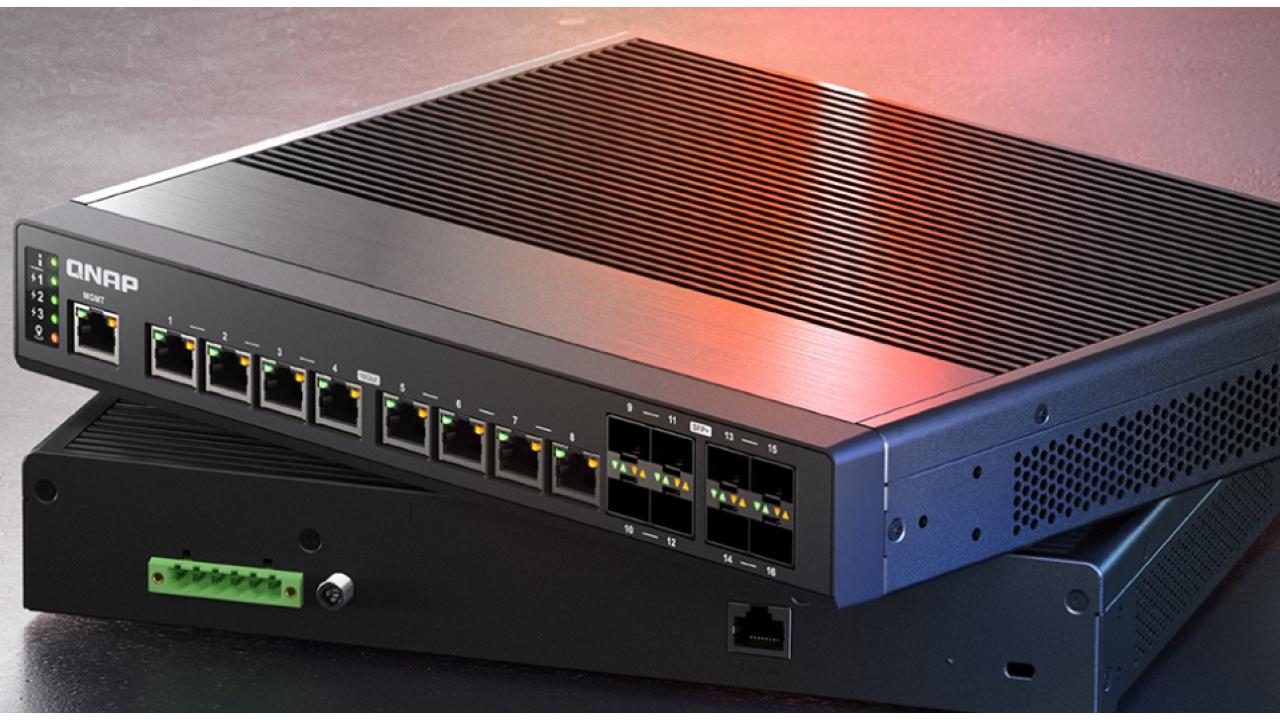 QNAP, ecco lo switch industriale gestito a 16 porte Full 10GbE QSW-IM3216-8S8T