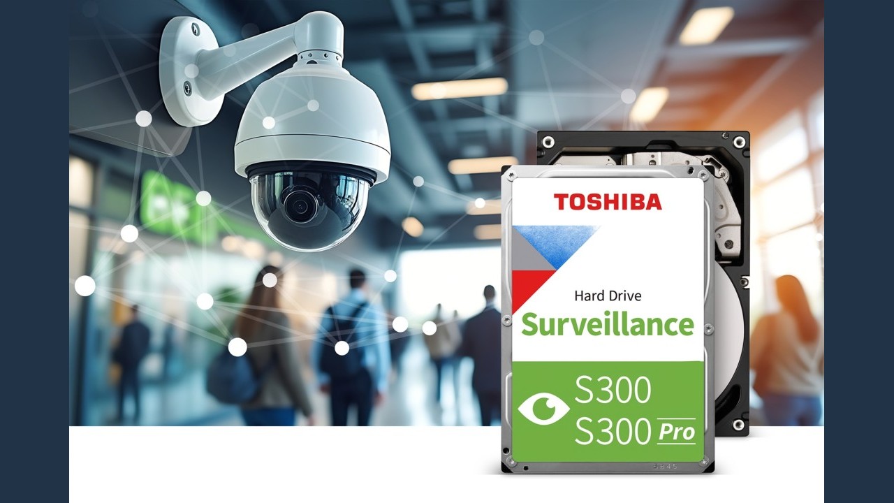 Toshiba, gli HDD ottimizzati ideali per un’archiviazione affidabile per la videosorveglianza