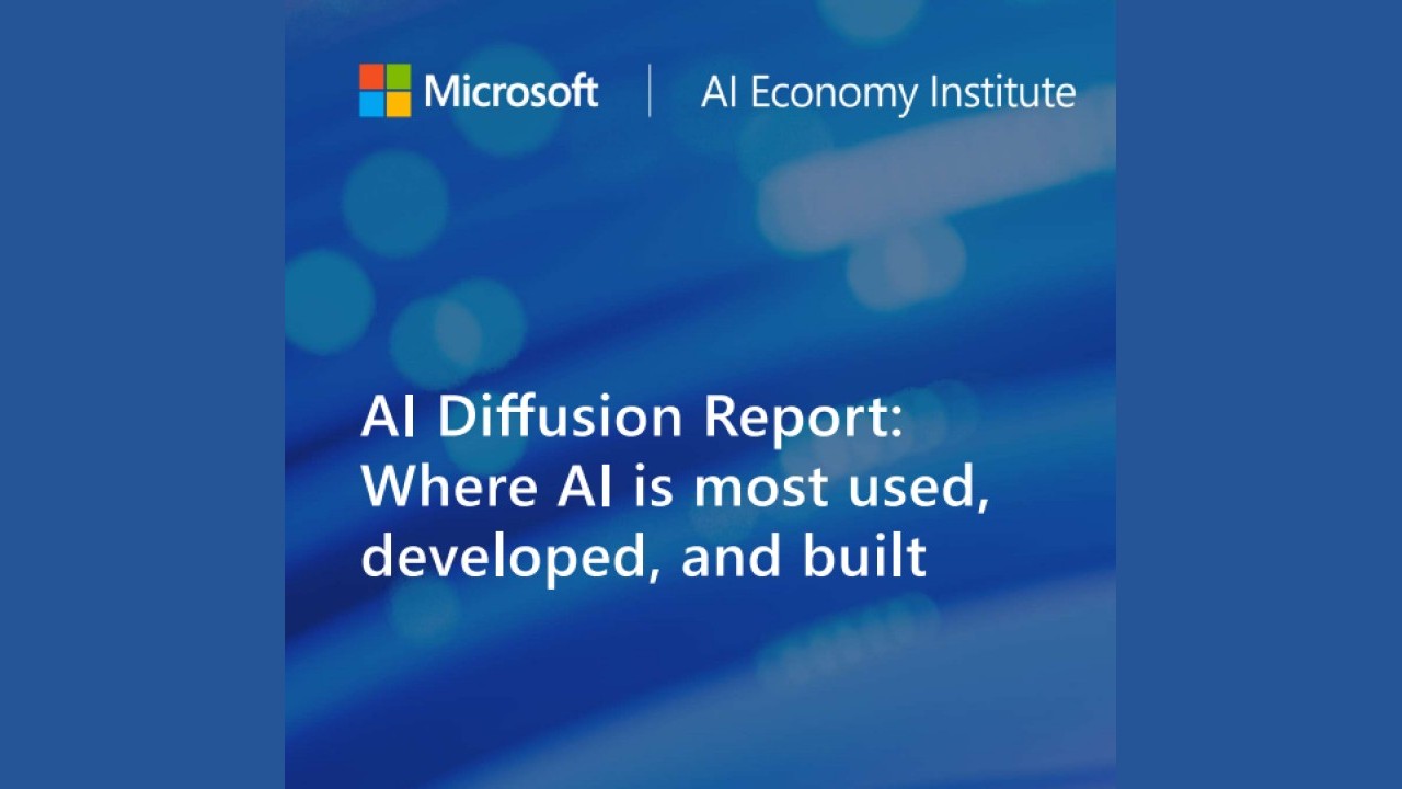 Microsoft AI Diffusion Report:  in un triennio l’AI ha raggiunto 1,2 miliardi di utenti. 25,8% di adozione in Italia 