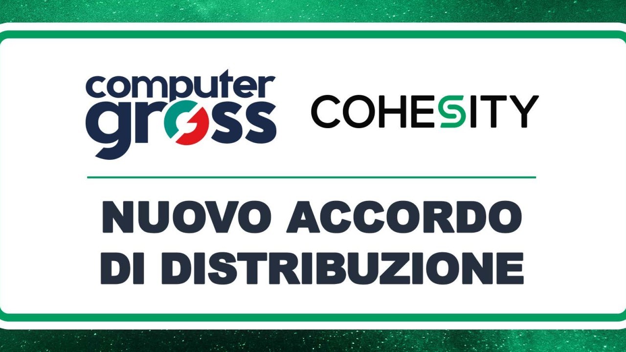 Computer Gross sigla un accordo con Cohesity