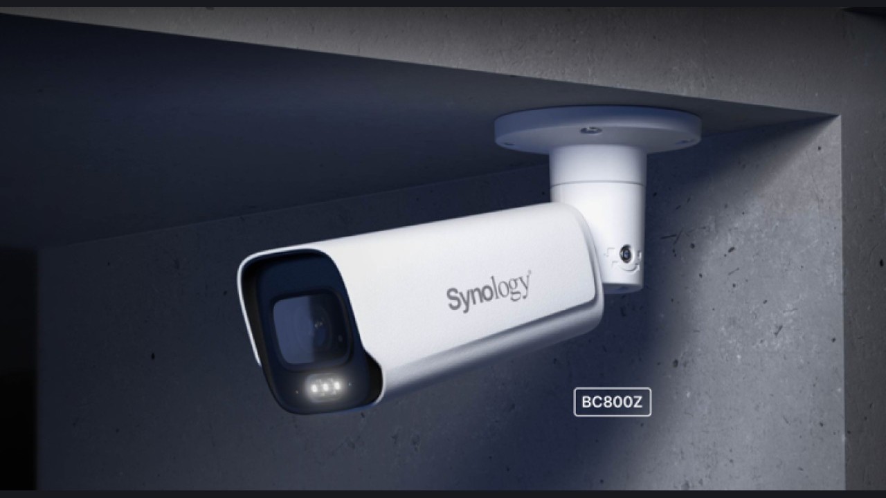 Synology presenta BC800Z, la telecamera bullet varifocale dotata di AI