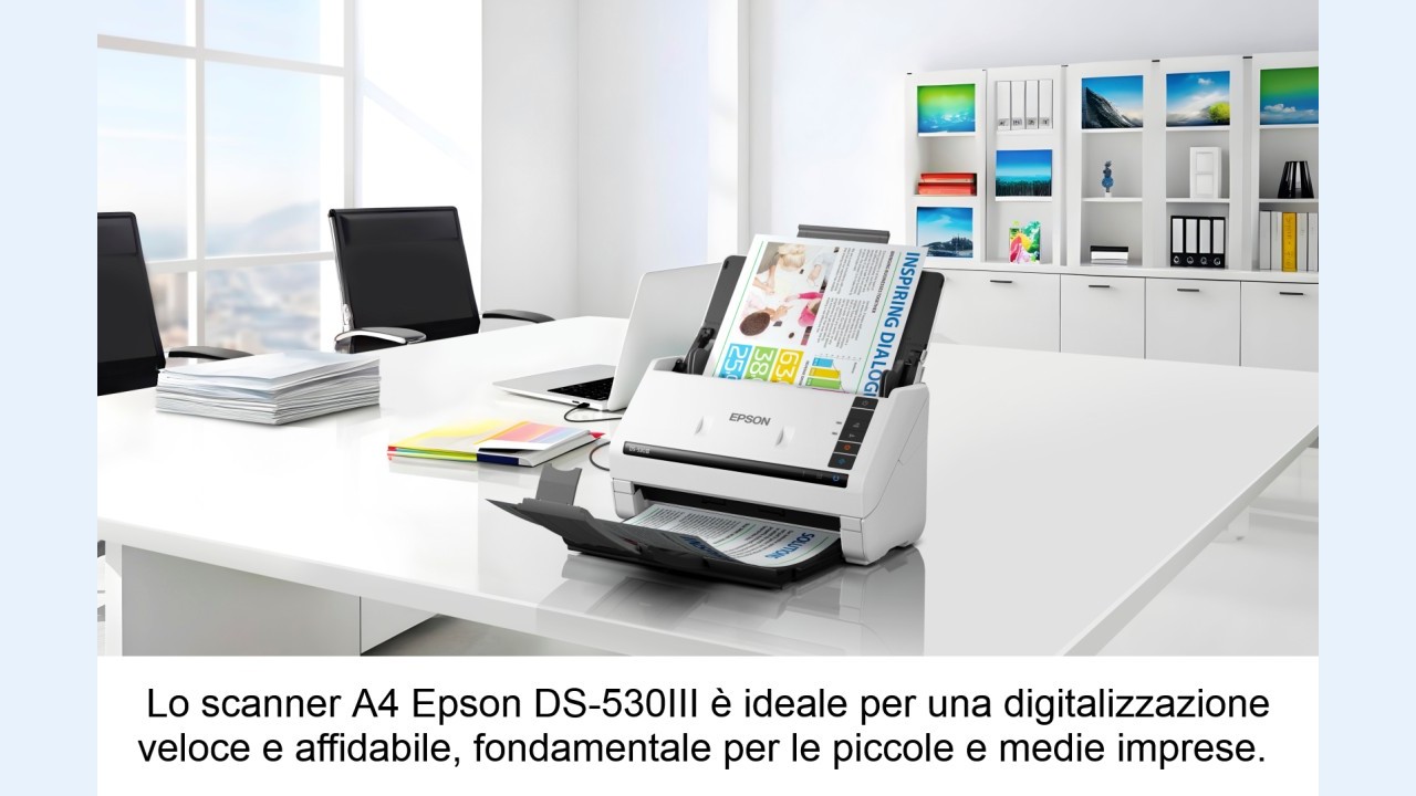 Epson, digitalizzazione più veloce con il nuovo scanner