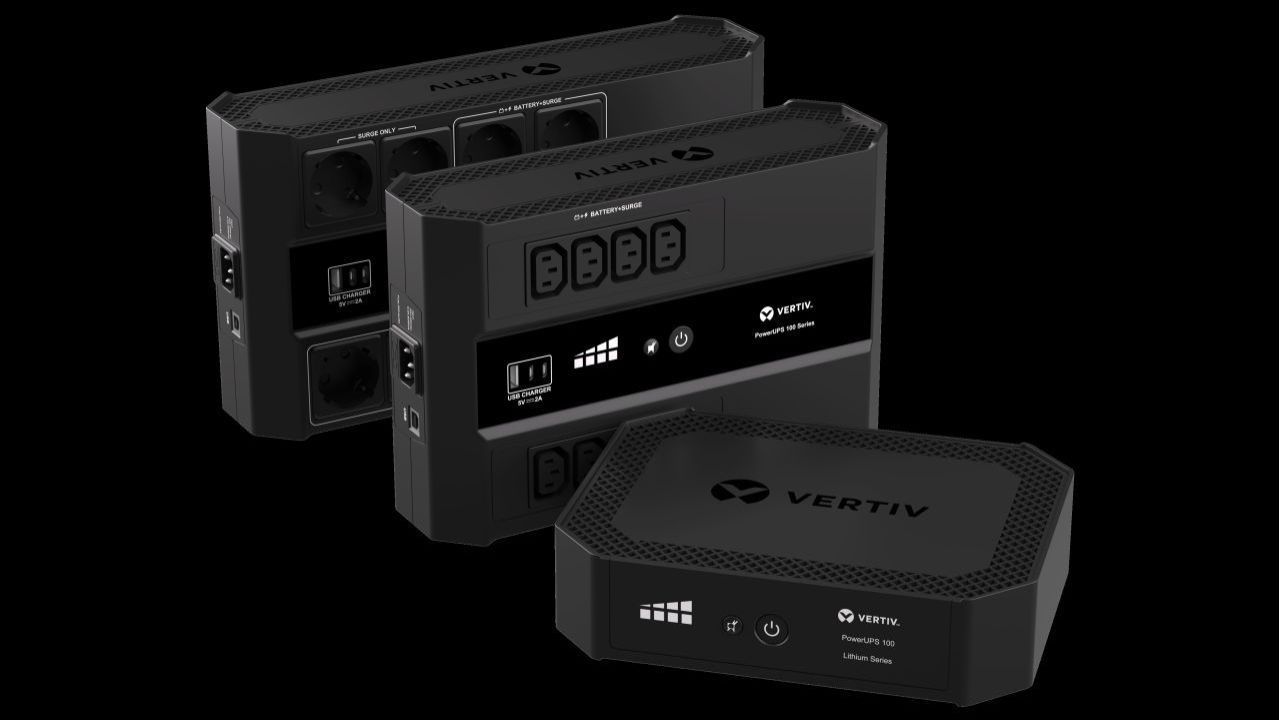 Vertiv lancia gli UPS compatti serie PowerUPS 100 Standby