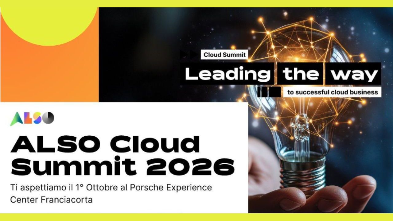ALSO Cloud Summit 2026, il cloud accelera: appuntamento il 1° ottobre in Franciacorta