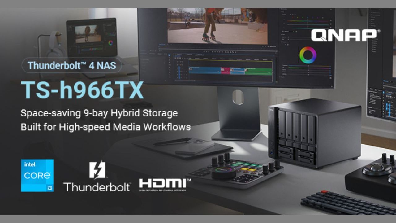 QNAP, lancio TS-h966TX: il nuovo NAS Thunderbolt 4 e 10GbE 