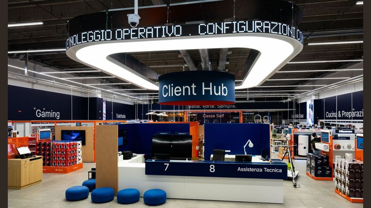 Unieuro presenta a Lissone il nuovo format retail: servizi, tecnologia e AI al centro del punto vendita