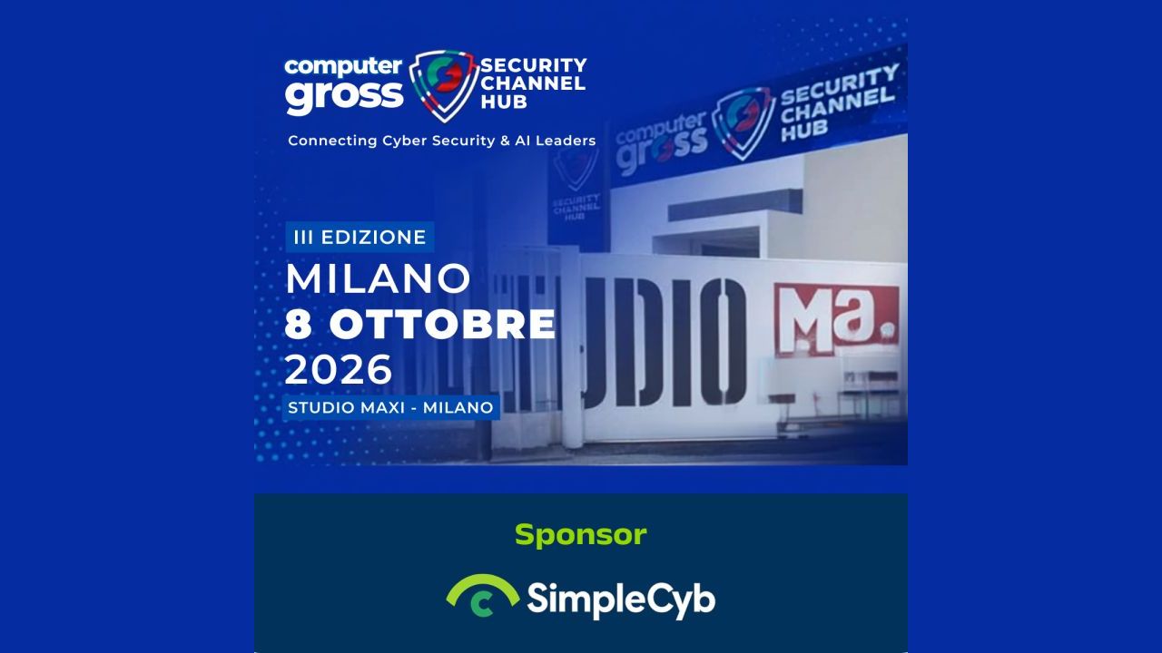 SimpleCyb protagonista al prossimo AI & Security Channel Hub 2026