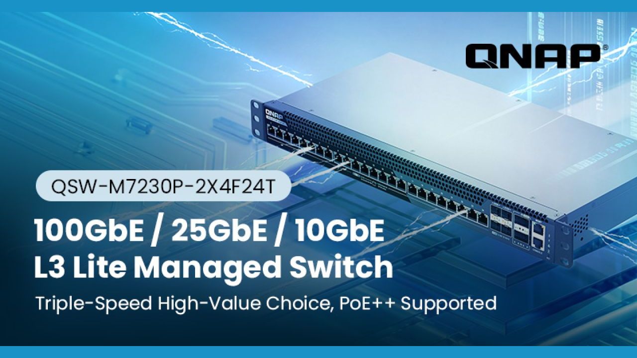QNAP, ecco il nuovo switch QSW-M7230P-2X4F24T