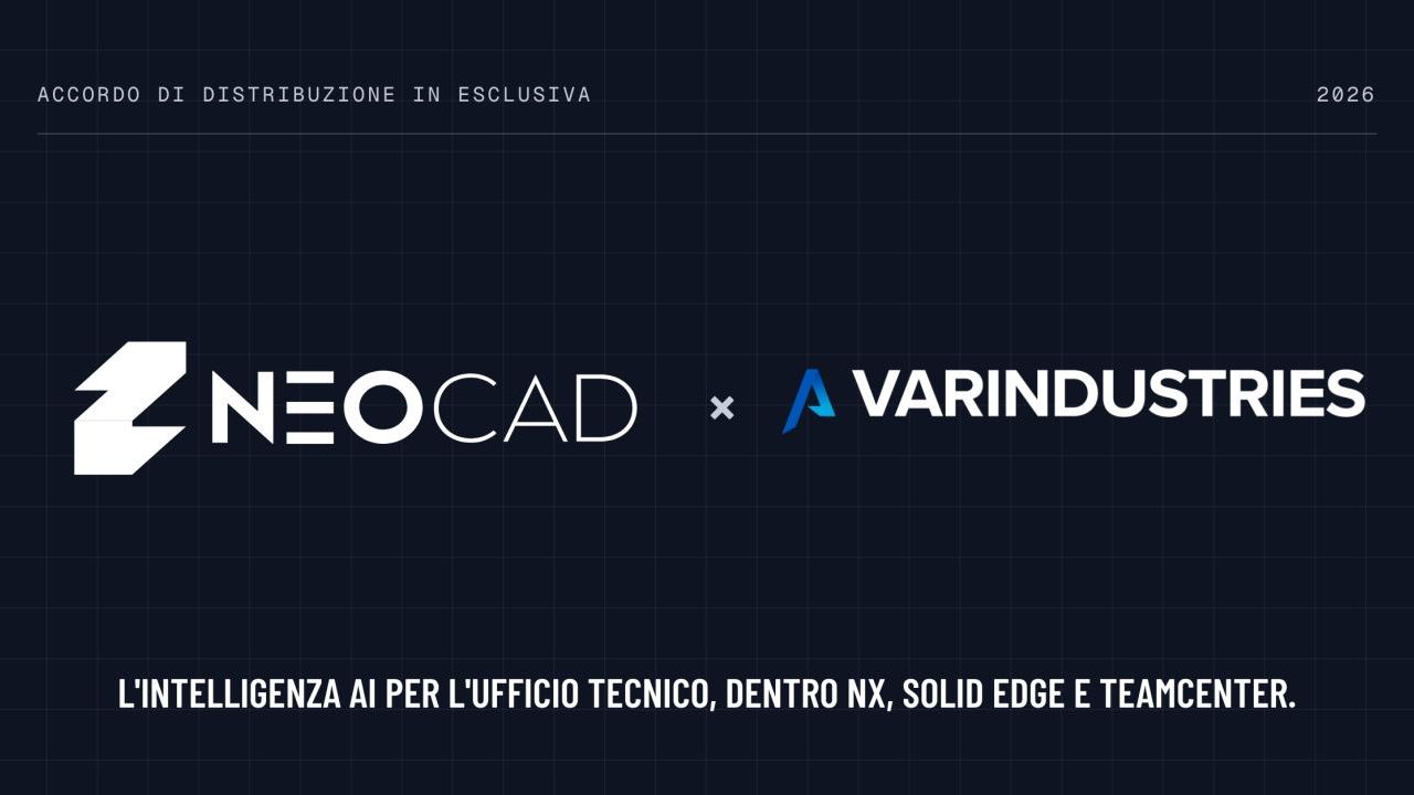 NEOCAD e Var Industries: accordo di rivendita esclusiva per portare l’AI negli uffici tecnici
